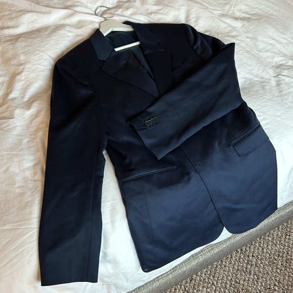 Banana Republic Tailored Fit Navy Suit Jacket - Picture 2 of 5
